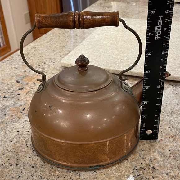 Revere Ware Vintage Copper Teakettle Rome NY USA - 81 Teapot Decorative Patina - Picture 13 of 16